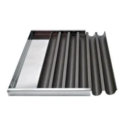 Plaque à Bûchettes 6 Gouttières Anti-adhésives 60x40 cm