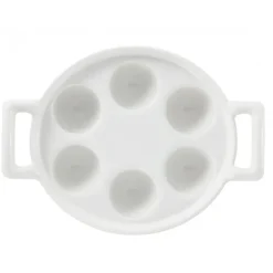 Plat à Escargots Noir 6 trous Belle Cuisine Revol