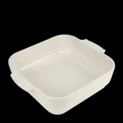 Plat à Four Carré en Céramique Appolia 28 cm Ecru Peugeot
