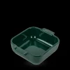 Plat à Four Carré en Céramique Appolia 18 cm Vert Forêt Peugeot