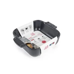 Plat à Four Carré en Céramique Appolia 18 cm Ardoise Peugeot