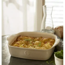 Plat à Four Carré en Céramique 28 x 24 cm Grand Cru Emile Henry