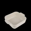 Plat à Four Carré en Céramique Appolia 18 cm Ecru Peugeot