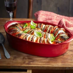 Plat à Four Ovale en Céramique 36,5 x 22,5 cm Grand Cru Emile Henry