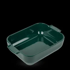 Plat à Four Rectangulaire en Céramique Appolia 25 cm Vert Forêt Peugeot