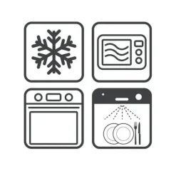 Plat à Four Rectangulaire en Céramique Appolia 22 cm Ecru Peugeot