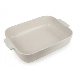 Plat à Four Rectangulaire en Céramique Appolia 40 cm Ecru Peugeot
