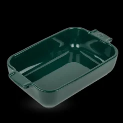 Plat à Four Rectangulaire en Céramique Appolia 22 cm Vert Forêt Peugeot