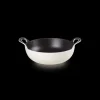 Plat Balti En Fonte Rond 24 cm Meringue Le Creuset