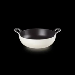 Plat Balti En Fonte Rond 24 cm Meringue Le Creuset