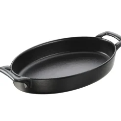 Plat Ovale Noir 24x16 cm Belle Cuisine Revol