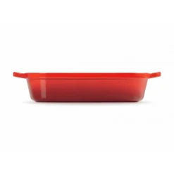 Plat Rectangulaire en Fonte 37 cm Cerise Le Creuset