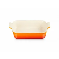 Plat Rectangulaire Héritage en Céramique 26 cm Volcanique Le Creuset Tradition