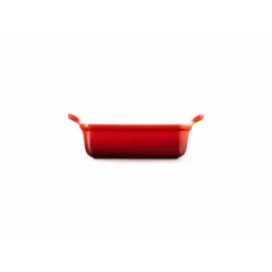 Plat Rectangulaire Héritage en Céramique 19 cm Cerise Le Creuset Tradition