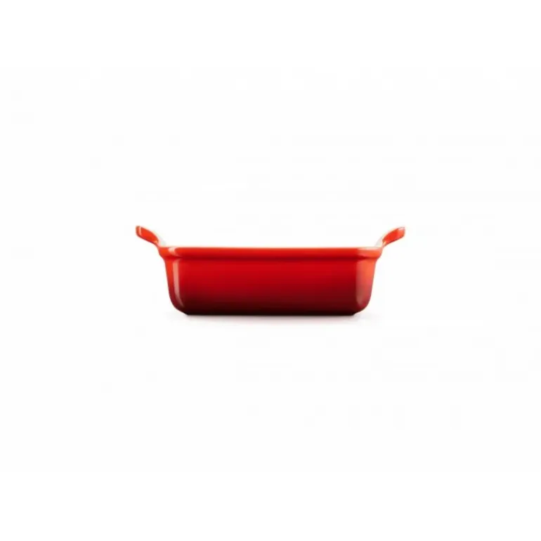 Plat Rectangulaire Héritage en Céramique 19 cm Cerise Le Creuset Tradition