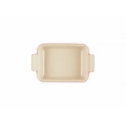 Plat Rectangulaire Héritage en Céramique 19 cm Cerise Le Creuset Tradition