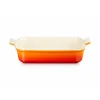 Plat Rectangulaire Héritage en Céramique 32 cm Volcanique Le Creuset Tradition