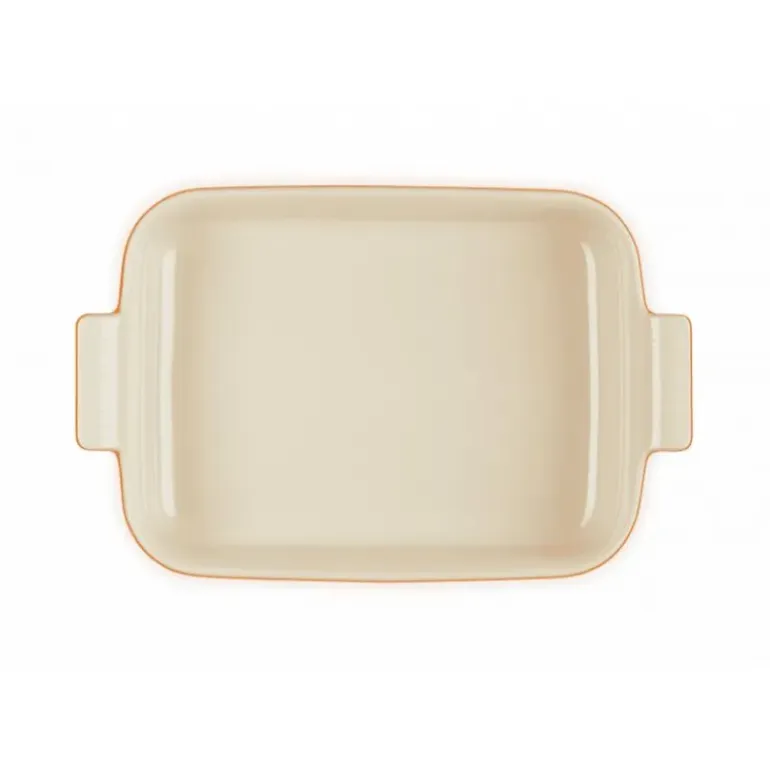 Plat Rectangulaire Héritage en Céramique 32 cm Volcanique Le Creuset Tradition
