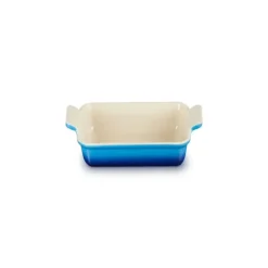 Plat Rectangulaire Héritage en Céramique 26 cm Azur Le Creuset Tradition