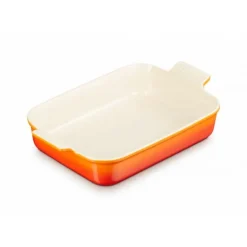 Plat Rectangulaire Héritage en Céramique 19 cm Volcanique Le Creuset Tradition
