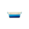 Plat Rectangulaire Héritage en Céramique 19 cm Azur Le Creuset Tradition