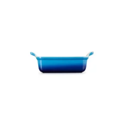 Plat Rectangulaire Héritage en Céramique 19 cm Azur Le Creuset Tradition