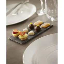 Plateau Rectangulaire Ardoise 20 x 10 cm Basalt Revol