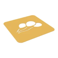 Pochoir Silicone Ballons 11,9 x 6,2 x H 0,1 cm (x2) Silikomart