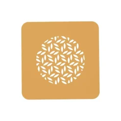 Pochoir Silicone Feuilles Ø 10 x H 0,1 cm (x2) Silikomart