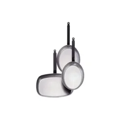 Poêle à Poisson Carbone Plus 40 cm, Ovale, De Buyer, Tôle Acier