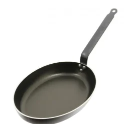Poêle à Poisson Ovale ø36 cm Antiadhésive Choc Resto Induction De Buyer