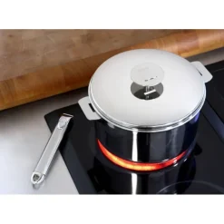 Poêle Casteline Ø 22 cm Manche Amovible Anti-Adhésive Inox Cristel