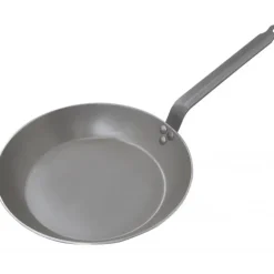 Poêle Lyonnaise Carbone Plus Ø 26 cm De Buyer, Tôle, Queue Feuillard