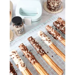 Pot de Décors en Perles Or et au 3 Chocolats 50 g ScrapCooking