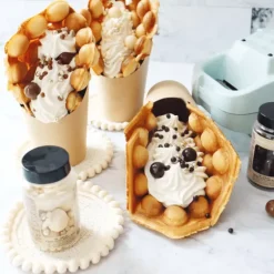 Pot de Décors en Perles Or et Chocolat Blanc 50 g ScrapCooking