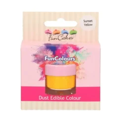 Poudre comestible Jaune orangé 2,5 g FunCakes