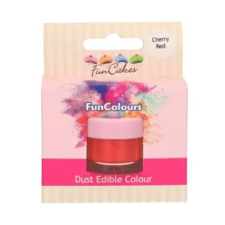 Poudre comestible Rouge cerise 2,5 g FunCakes