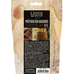 Préparation Bavarois Gel Chocolat 100 g Patisdécor
