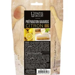 Préparation Bavarois Gel Citron 100 g Patisdécor
