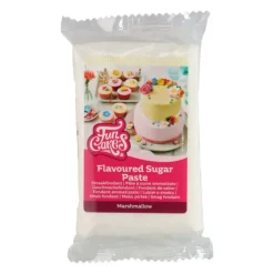 Pâte à Sucre Blanche Chamallow 250g Funcakes