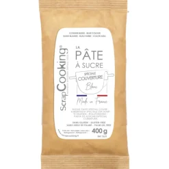 Pâte à Sucre Blanche Spéciale Couverture 400g Scrapcooking