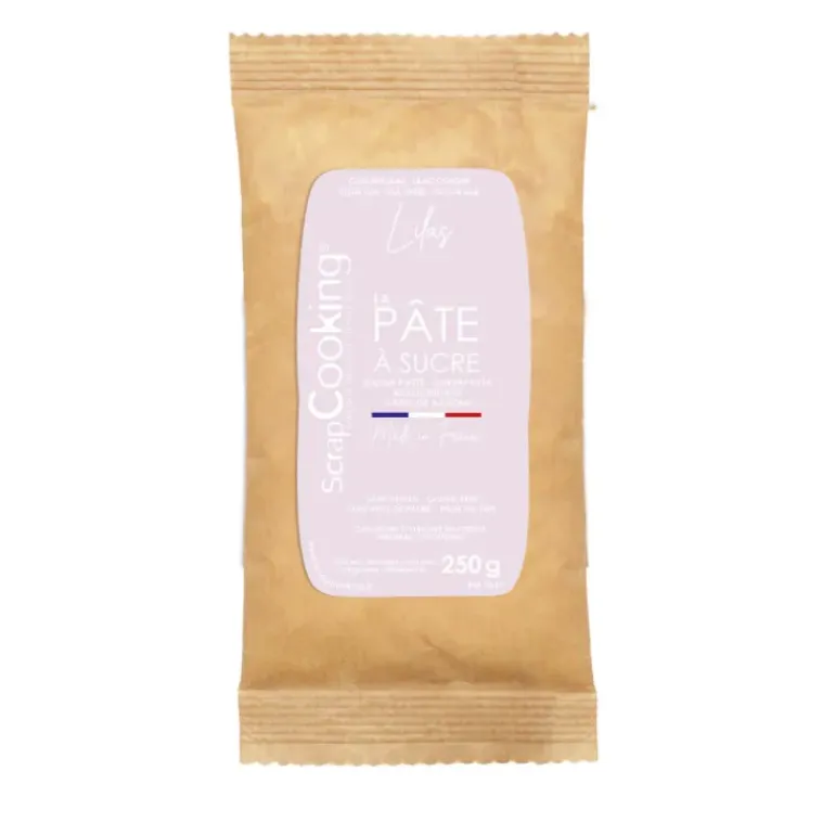 Pâte à Sucre Lilas Colorant Naturel 250 g Scrapcooking
