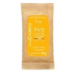 Pâte à Sucre Orange Pastel 250 g ScrapCooking