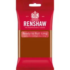 Pâte à Sucre Pro Marron Foncé 250g Renshaw