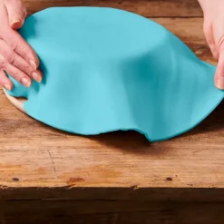 Pâte à Sucre Prête à Dérouler Bleu Clair 430 g Funcakes