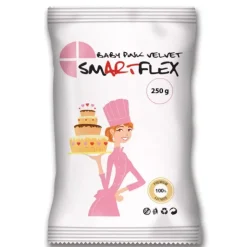 Pâte à Sucre Rose Baby Pink Velvet 250g Smartflex