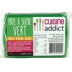 Pâte à Sucre Vert 250g Cuisineaddict
