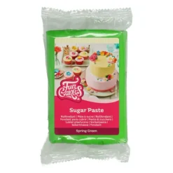 Pâte à Sucre Vert Printemps 250g Funcakes