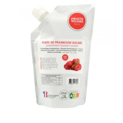 Purée de Framboise 1kg Fruits Rouges & Co