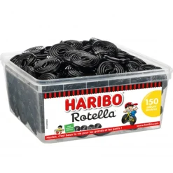 Rotella x 150 - Boîte Rouleau Réglisse Haribo